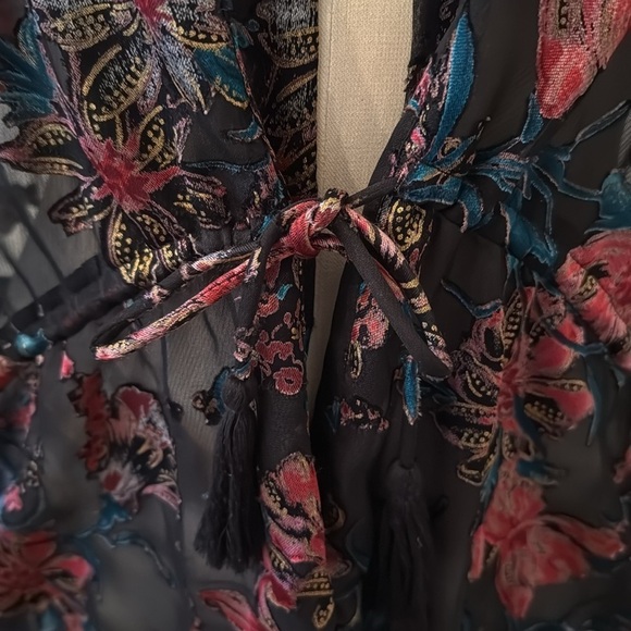 Free People Floral Burnout Kimomo - Picture 5 of 12